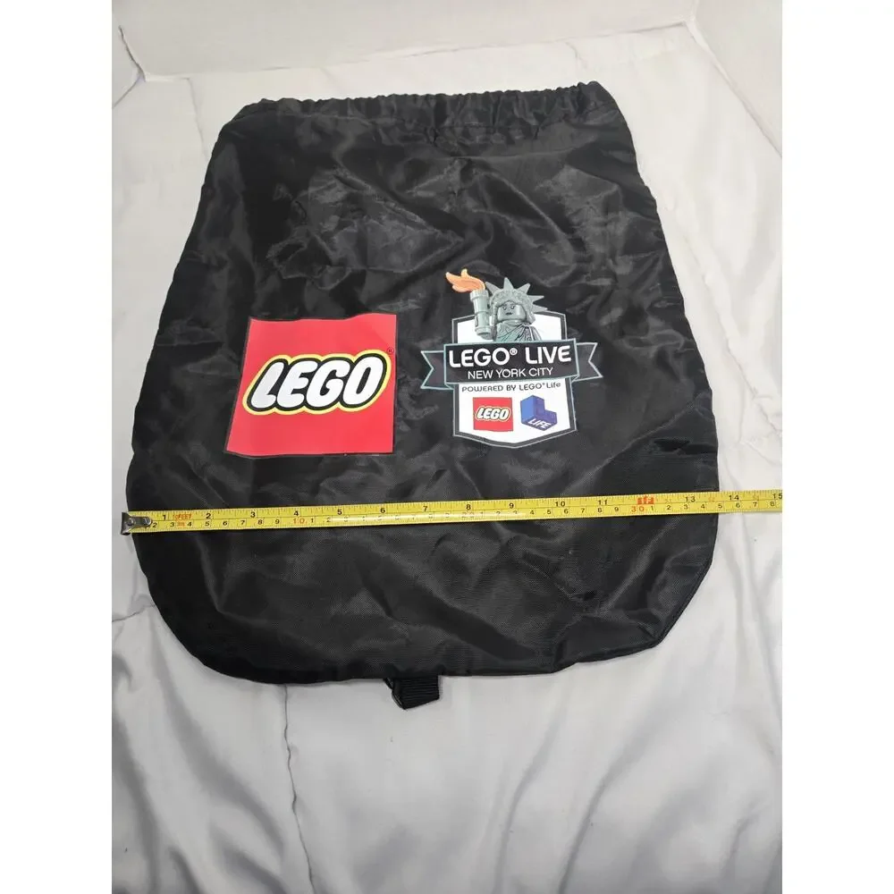 LEGO LIVE NYC DRAWSTRING Back Pack Games Travel